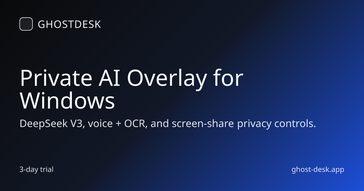GhostDesk